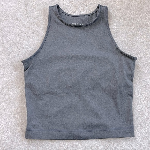 Everlane | The Perform Tank in Heathered Charcoal Grey, Size M - Picture 2 of 4